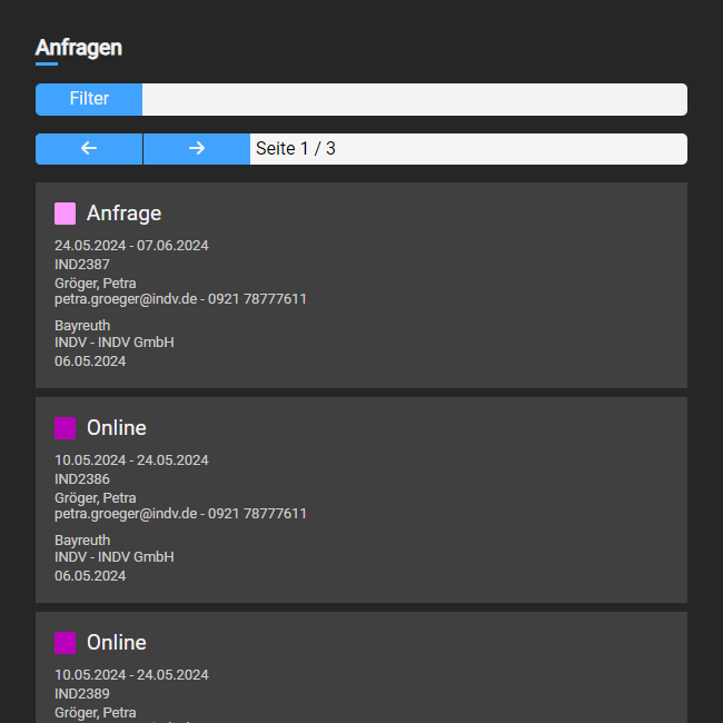 Anfragen