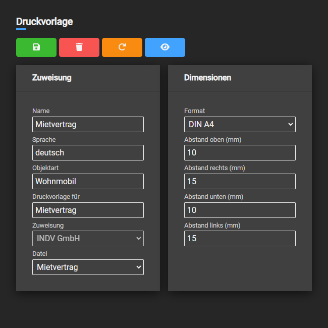 Druckvorlagen