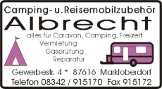Camping- und Reisemobilzubehör Albrecht